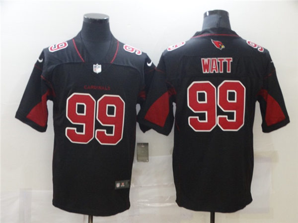 Men's Arizona Cardinals #99 J. J. Watt Nike Black 2nd Alternate Color Rush Legend Jersey