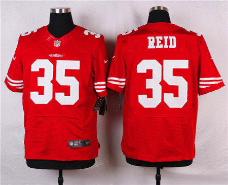 Men's San Francisco 49ers #35 Eric Reid Red Elite Jersey