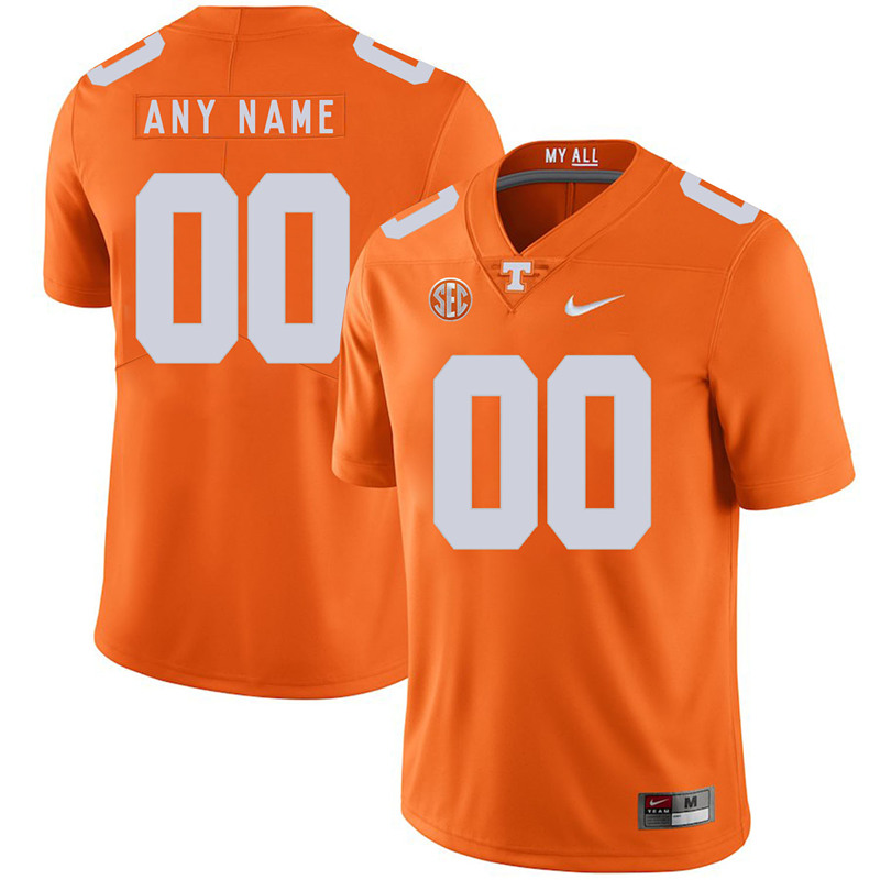 Men's NCAA Tennessee Volunteers Nike Orange Limited Personalized College Football Jersey