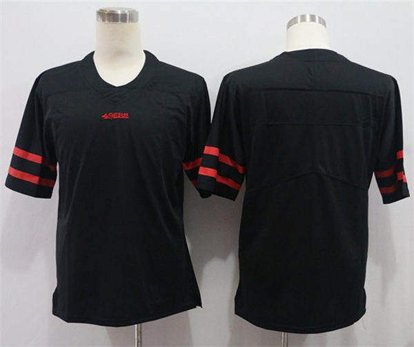 Men's San Francisco 49ers Blank Nike Black Alternate Vapor Limited Team Jersey
