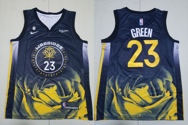 Mens Golden State Warriors #23 Draymond Green Nike 2022-23 City Edition Swingman Jersey Black