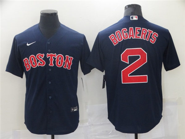 Men's Boston Red Sox #2 Xander Bogaerts Nike Navy Home Cool Base Jersey