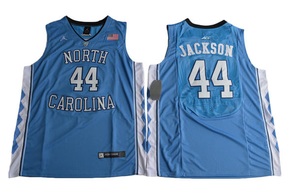 Men's North Carolina Tar Heels Justin Jackson 44 Light Blue Soul Swingman Basketball Jersey