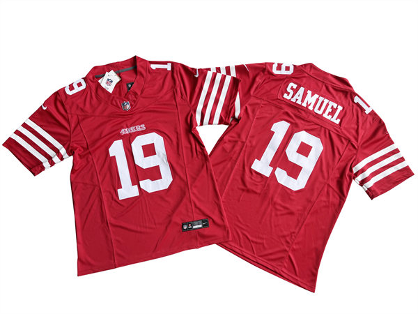 Men's San Francisco 49ers #19 Deebo Samuel Nike Scarlet 2023 F.U.S.E. Vapor Limited Jersey