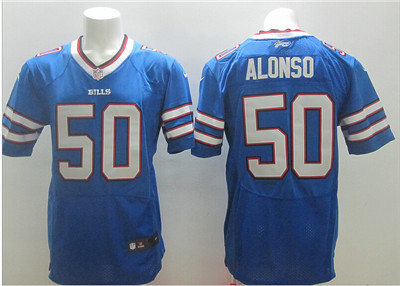 Men's Nik Elite Jersey Buffalo Bills #50 Kiko Alonso Light Blue