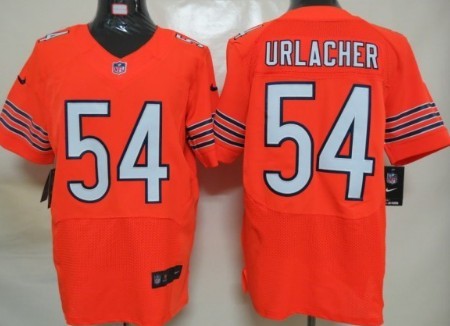 Nike Chicago Bears #54 Brian Urlacher Orange Elite Style Jersey