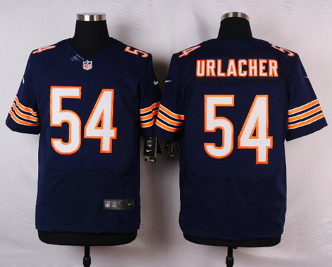 Nike Chicago Bears #54 Brian Urlacher Blue Elite Style Jersey