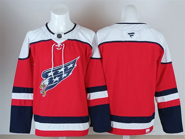 Mens Washington Capitals Blank Red Screaming Eagle Third Team Jersey
