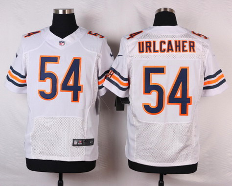 Mens Nike NFL Elite Jersey Chicago Bears #54 Brian Urlacher White