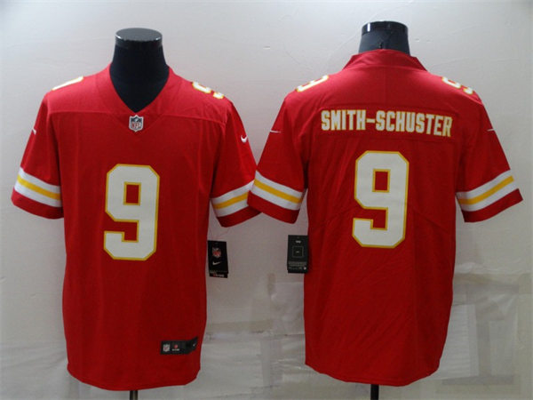Men's Kansas City Chiefs #9 JuJu Smith-Schuster Nike Red Vapor Untouchable Limited Jersey
