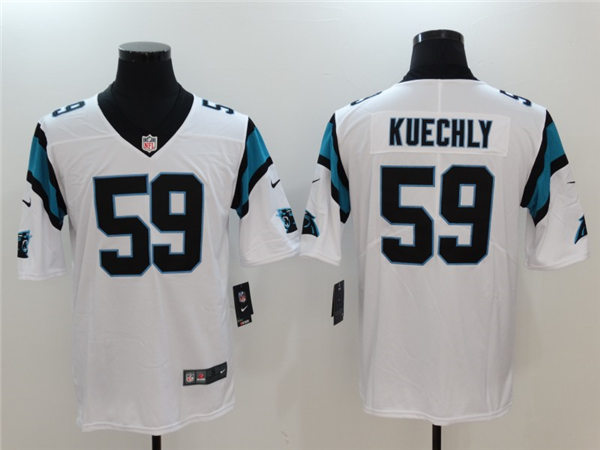 Men's Carolina Panthers #59 Luke Kuechly White Nike Vapor Untouchable Football Jersey
