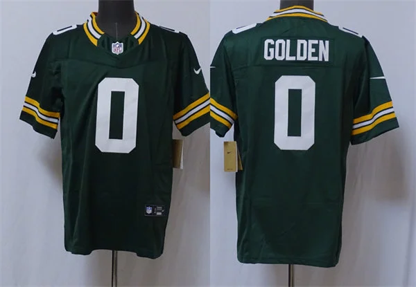 Youth Green Bay Packers #0 Matthew Golden Nike Green Limited Jersey