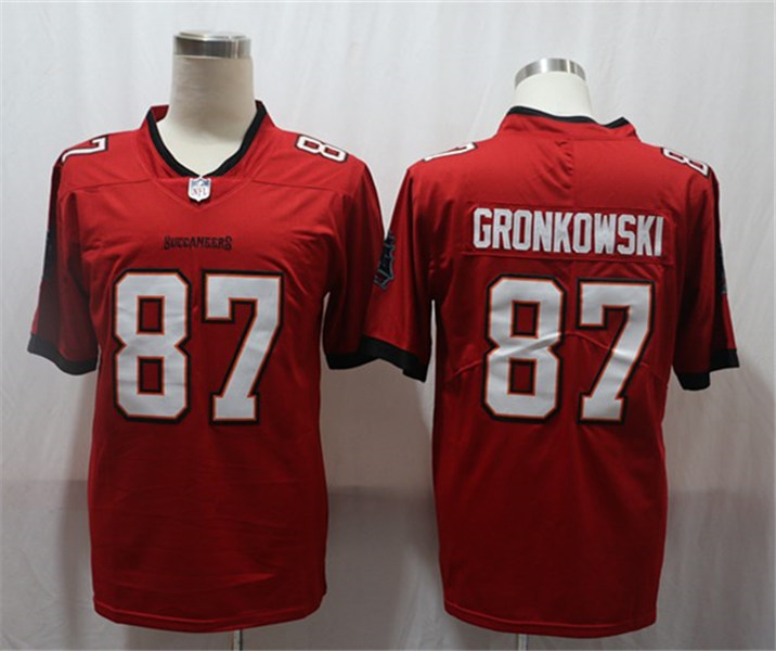 Men's Tampa Bay Buccaneers #87 Rob Gronkowski Nike Red Vapor Limited Jersey