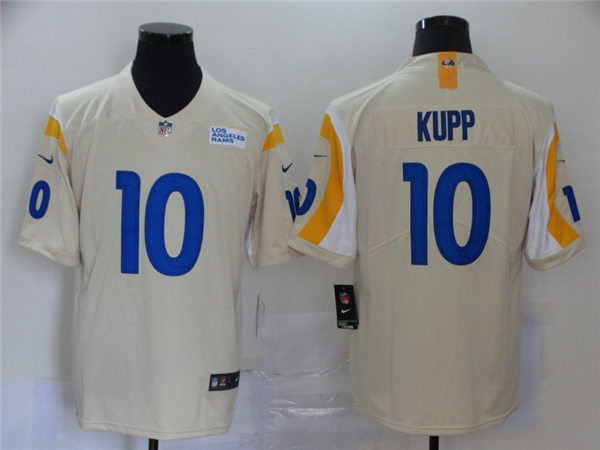 Men's Los Angeles Rams #10 Cooper Kupp  Nike 2020 Style Bone Vapor Limited Jersey