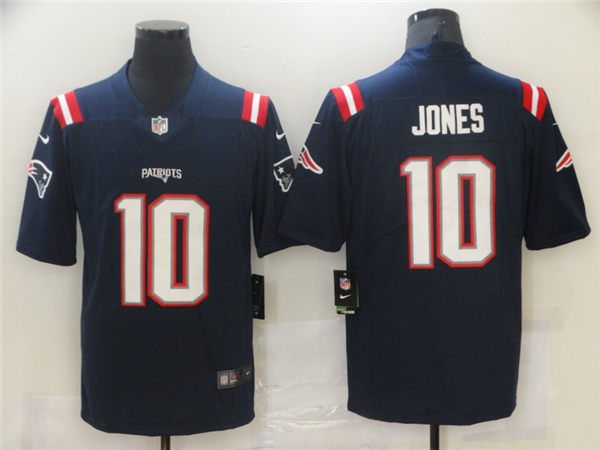 Mens New England Patriots #10 Mac Jones Navy Nike Color Rush Legend Player Limited Jersey