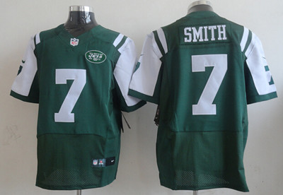 Men's Nike Elite Jersey  New York Jets #7 Geno Smith Green