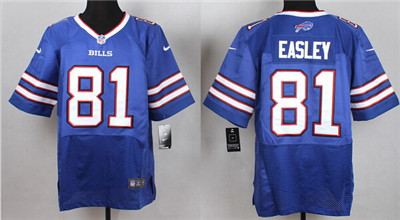 Men's Buffalo Bills #81 Marcus Easley Nike Light Blue Elite Jersey