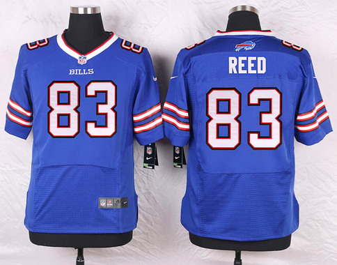 Men's Buffalo Bills #83 Andre Reed Nike Light Blue Elite Jersey
