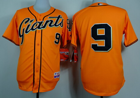 Men's San Francisco Giants #9 Matt Williams Orange Cool Base Jersey