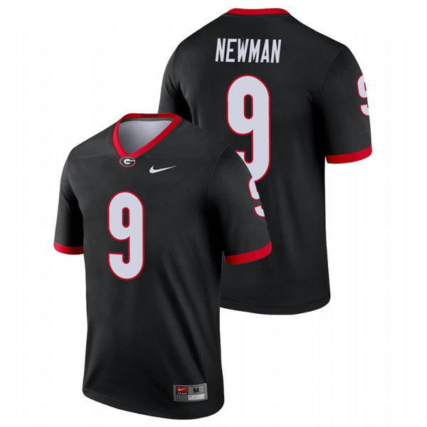 Mens Georgia Bulldogs #9 Jamie Newman Nike Black Football Jersey
