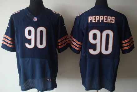 Men's Chicago Bears #90 Julius Peppers Blue Nik Elite Jersey