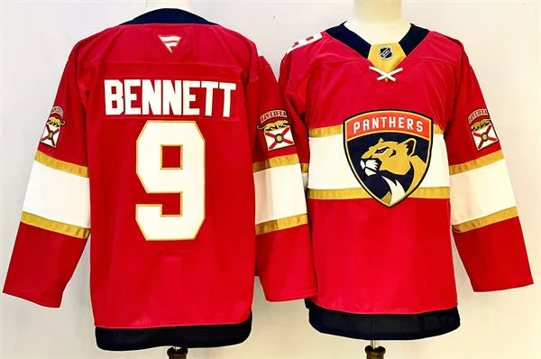Men's Florida Panthers #9 Sam Bennett Fanatics Red Home Primegreen Player Jersey