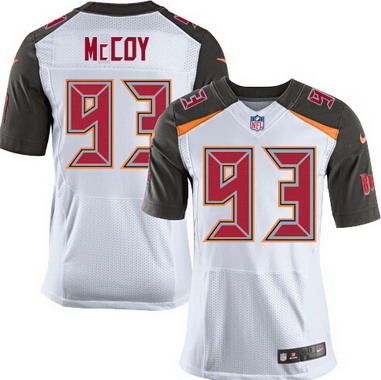 Men's Tampa Bay Buccaneers #93 Gerald McCoy 2014 White Nike Elite Jersey