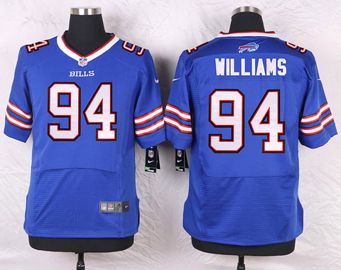 Men's Buffalo Bills #94 Mario Williams Light Blue Nik Elite Jersey