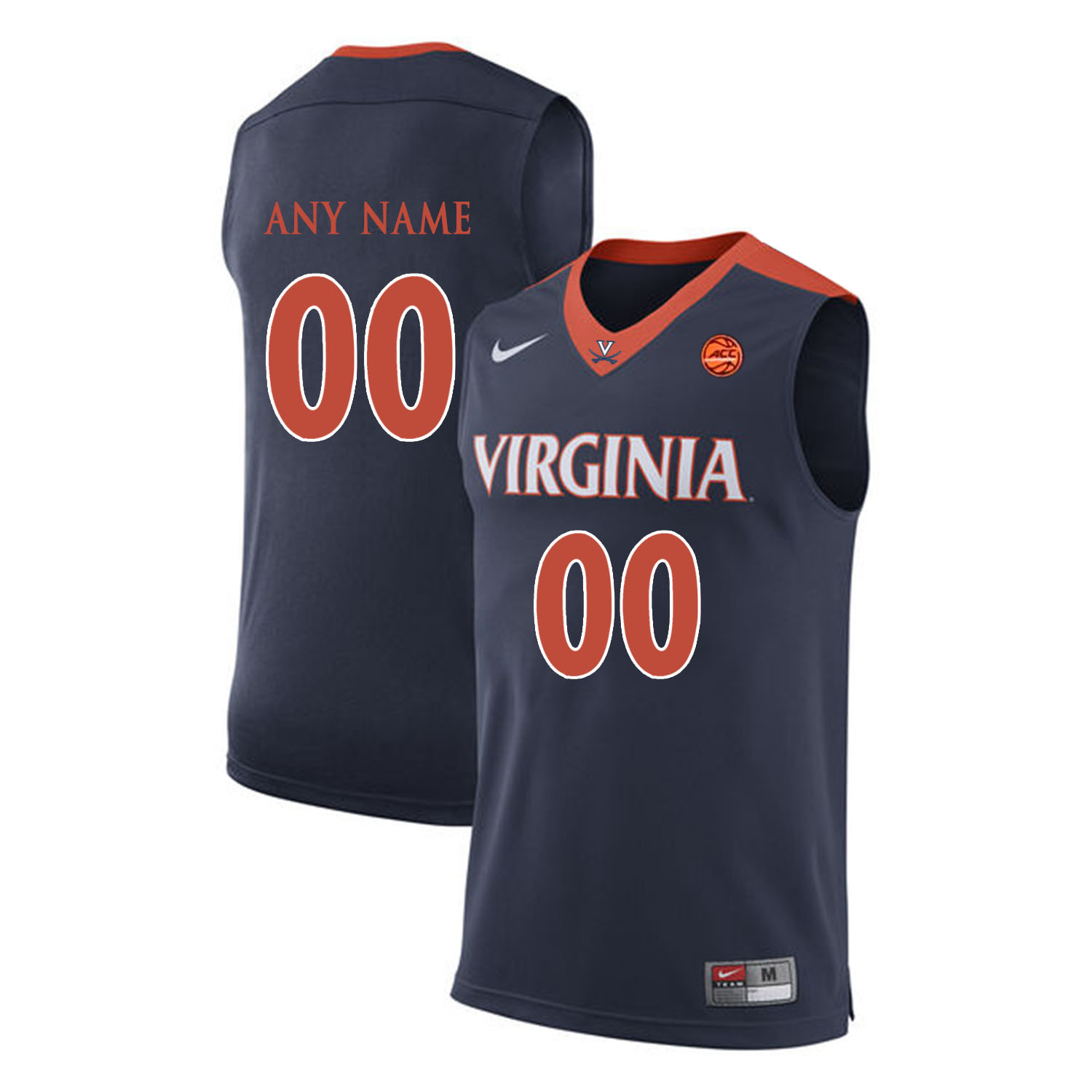 Mens Virginia Cavaliers Custom Barry Parkhill Wally Walker Sean Singletary Devon Hall Isaiah Wilkins Curtis Staples Nike 2019 Navy Baseball Jersey