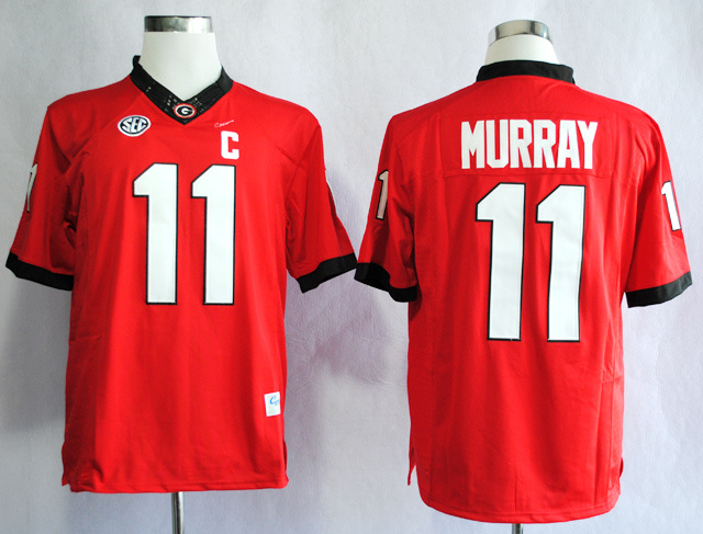 cheap college football jersey Georgia Bulldogs #11 Aaron Murray Red