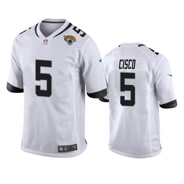 Youth Jacksonville Jaguars #5 Andre Cisco Nike White Limited Jersey