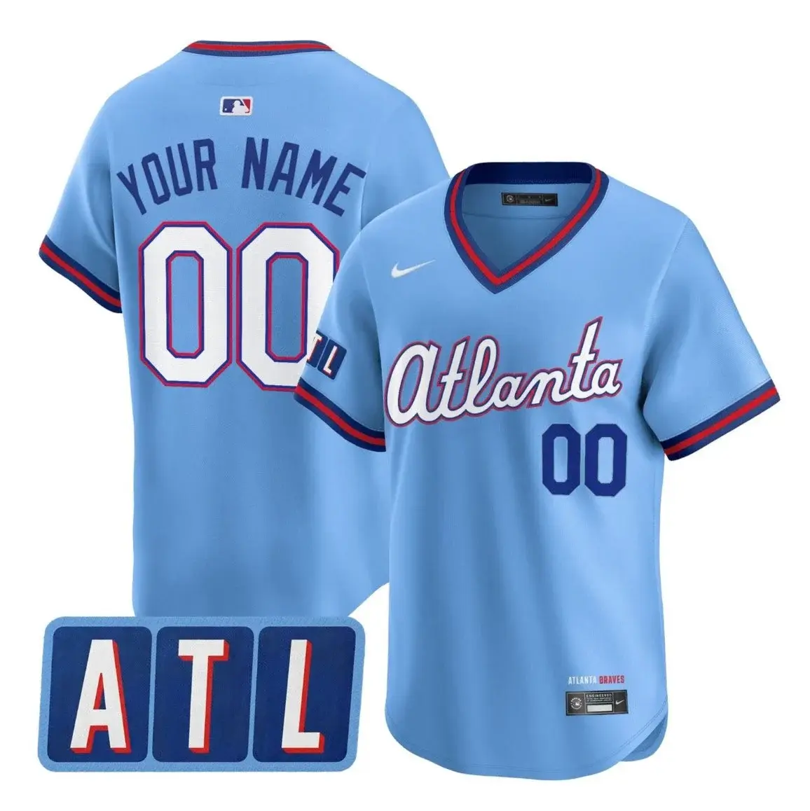 Atlanta Braves Custom 2026 City Connect 2.0 Vapor Limited Jersey