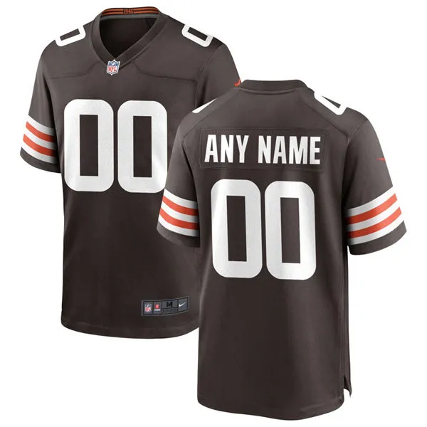 Cleveland Browns Custom Nike Brown Home Vapor F.U.S.E. Limited Jersey