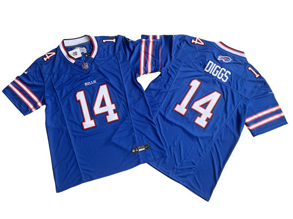 Men's Buffalo Bills #14 Stefon Diggs Nike Royal 2023 Vapor F.U.S.E. Limited Jersey