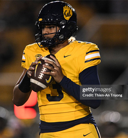 California Golden Bears Custom 2025 ACC Gold Football Game Jersey