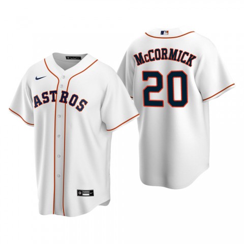 Youth Houston Astros #20 Chas McCormick Nike White Home Jersey