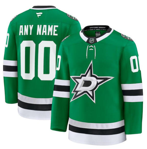Youth  Dallas Stars Custom Fanatics Kelly Green Jersey