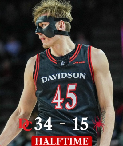 Davidson Wildcats #45 Roberts Blums 2026 Black College Basketball Game Jersey