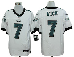 Nike Philadelphia Eagles #7 Michael Vick White Elite Jersey