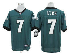 Nike NFL Jersey  Philadelphia Eagles #7 Michael Vick Dark Green Elite Style Jersey