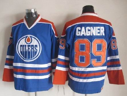 Men's Edmonton Oilers #89 Sam Gagner Royal Blue CCM Jersey