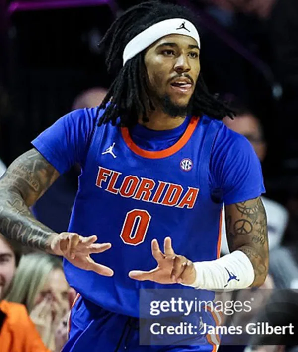 Florida Gators #0 Boogie Fland 2025 Royal College Basketball Game Jersey