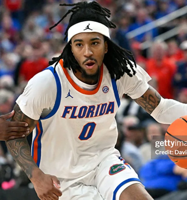 Florida Gators #0 Boogie Fland 2025 White College Basketball Game Jersey