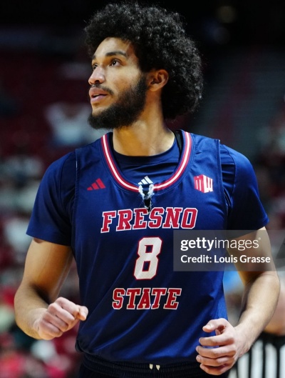 Fresno State Bulldogs Custom 2026 Navy Adidas Basketball Jersey