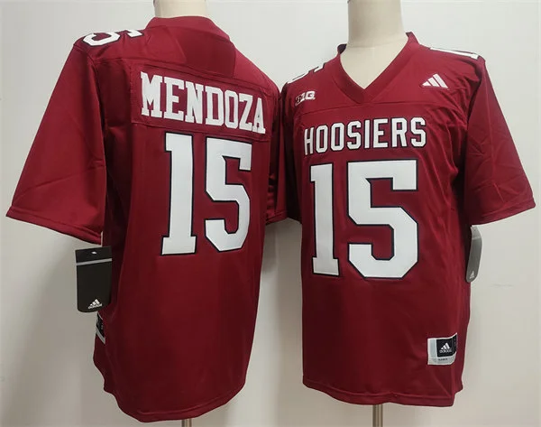 Indiana Hoosiers #15 Fernando Mendoza Crimson Hoosiers College Football Jersey