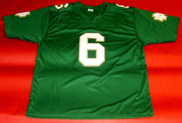 Mens Notre Dame Fighting Irish #6 JEROME BETTIS Adidas Green Throwback Jersey