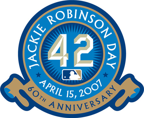 Jackie Robinson Day - April 17, 2007 - 60th Anniversary logo