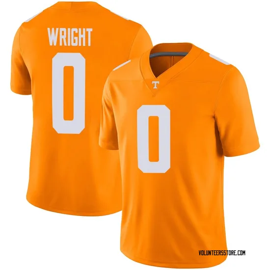Tennessee Volunteers #0 Jaylen Wright Nike Orange College Football Game Jersey