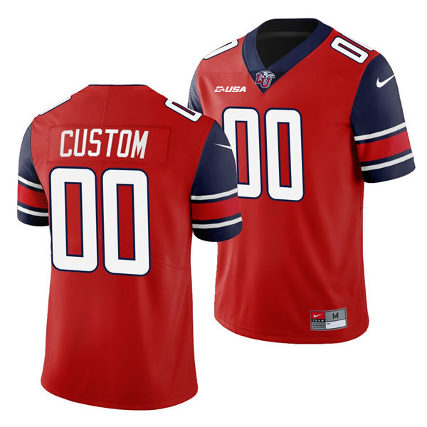 Men's Youth Liberty Flames Custom Nike 2023 Red College Football Jersey