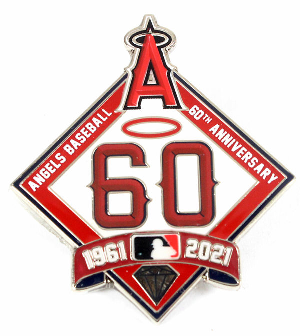 Embroidery Los Angeles Angels 1960-2021 60TH anniversary Jersey Patch